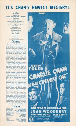 Pressbook for The Chinese Cat  (1944)