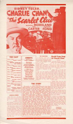 Pressbook for The Scarlet Clue  (1945)