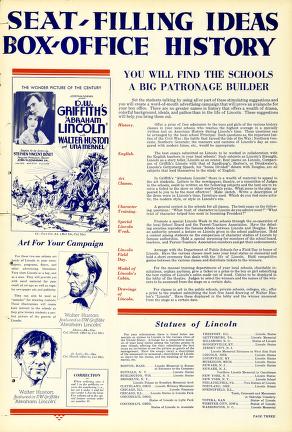 Thumbnail image of a page from Abraham Lincoln (United Artists)