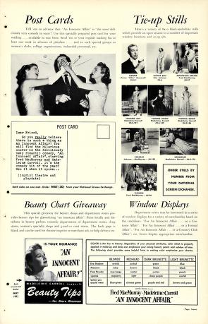 Thumbnail image of a page from An Innocent Affair (United Artists)