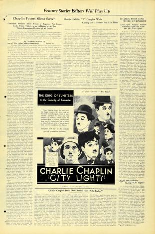 Thumbnail image of a page from City Lights (United Artists)