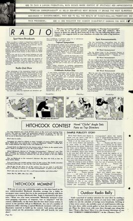 Thumbnail image of a page from Foreign Correspondent (United Artists)