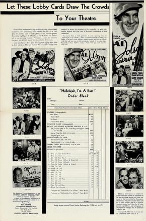 Thumbnail image of a page from Hallelujah, Im a Bum (United Artists)