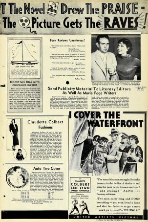 Thumbnail image of a page from I Cover the Waterfront (United Artists)