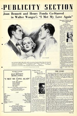 Thumbnail image of a page from I Met My Love Again (United Artists)