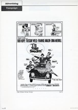 Thumbnail image of a page from I'll Take Sweden (United Artists)