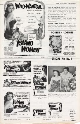 Thumbnail image of a page from Island Women (United Artists)