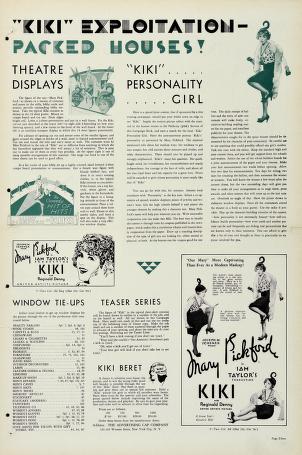 Thumbnail image of a page from Kiki (United Artists)