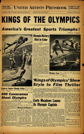 Kings of the Olympics (United Artists Pressbook, 1948)