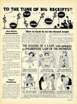 Thumbnail image of a page from Lady of the Pavements (United Artists)