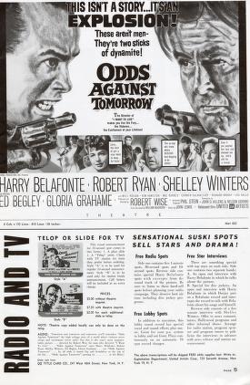 Thumbnail image of a page from Odds Against Tomorrow (United Artists)