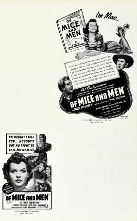 Thumbnail image of a page from Of Mice and Men (United Artists)