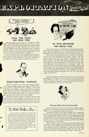Thumbnail image of a page from Our Town (United Artists)