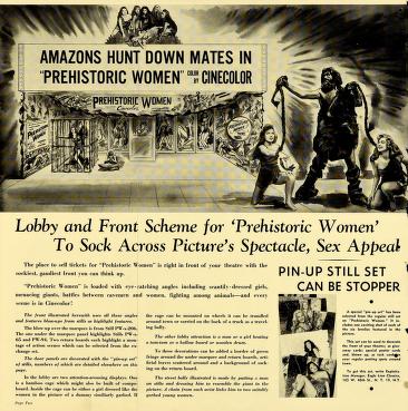 Thumbnail image of a page from Prehistoric Women (United Artists)
