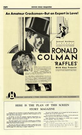 Thumbnail image of a page from Raffles (United Artists)