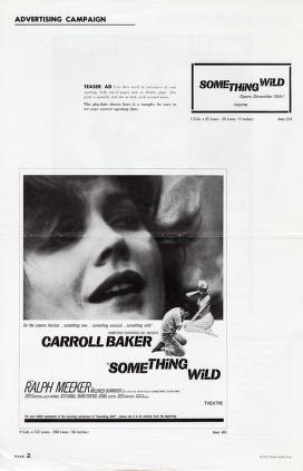 Thumbnail image of a page from Something Wild (United Artists)