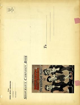 Steamboat Bill, Jr. (United Artists Pressbook, 1928)