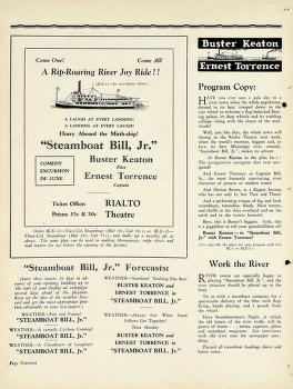 Thumbnail image of a page from Steamboat Bill, Jr. (United Artists)