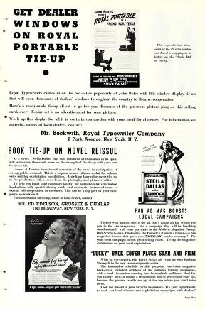 Thumbnail image of a page from Stella Dallas (United Artists, 1937)