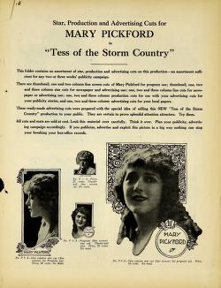 Tess of the Storm Country (United Artists)