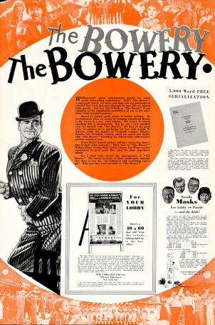 Thumbnail image of a page from The Bowery (United Artists)