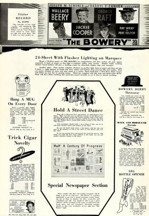 Thumbnail image of a page from The Bowery (United Artists)