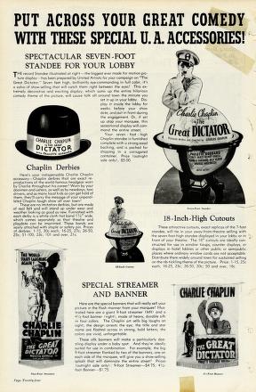 Thumbnail image of a page from The Great Dictator (United Artists)