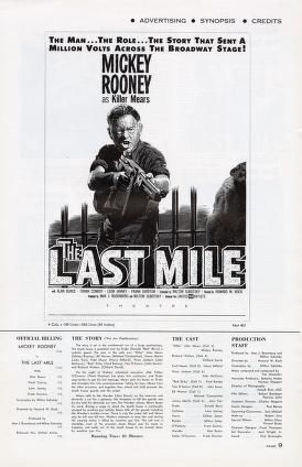 Thumbnail image of a page from The Last Mile (United Artists)