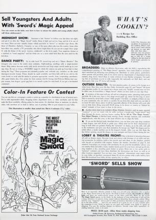 Thumbnail image of a page from The Magic Sword (United Artists)