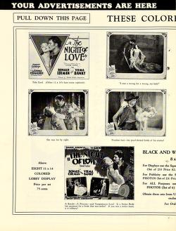 Thumbnail image of a page from The Night of Love (United Artists)