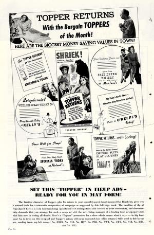 Thumbnail image of a page from Topper Returns (United Artists)