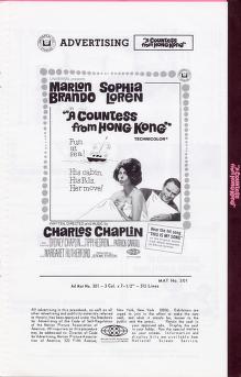 Thumbnail image of a page from A Countess from Hong Kong (Universal Pictures)