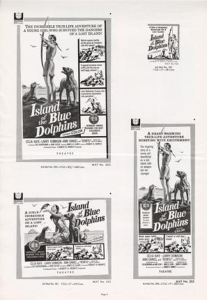 Thumbnail image of a page from Island of the Blue Dolphins (Universal Pictures)