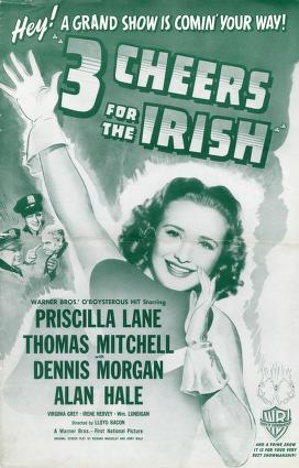 Pressbook for 3 Cheers for the Irish  (1940)