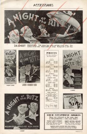 Thumbnail image of a page from A Night at the Ritz(Warner Bros.)
