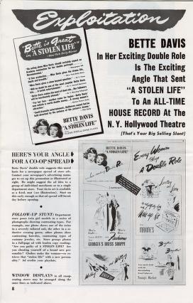 Thumbnail image of a page from A Stolen Life (Warner Bros.)