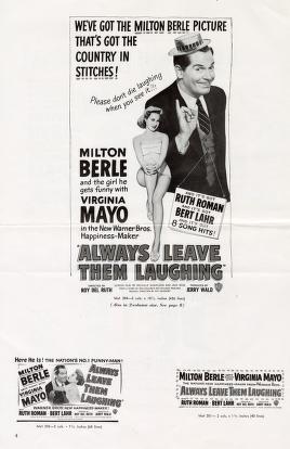 Thumbnail image of a page from Always Leave Them Laughing (Warner Bros.)