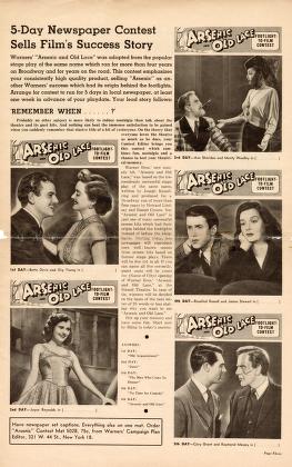 Thumbnail image of a page from Arsenic and Old Lace (Warner Bros.)