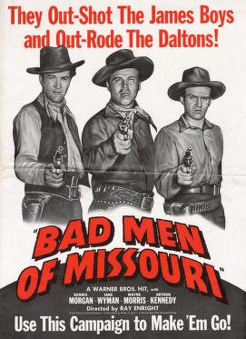 Bad Men of Missouri (Warner Bros. Pressbook, 1941)