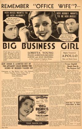 Thumbnail image of a page from Big Business Girl (Warner Bros.)