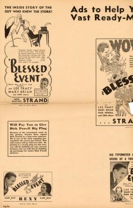 Thumbnail image of a page from Blessed Event (Warner Bros.)