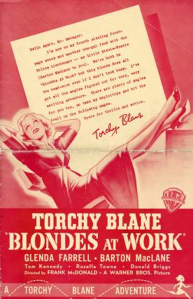 Thumbnail image of a page from Blondes at Work (Warner Bros.)