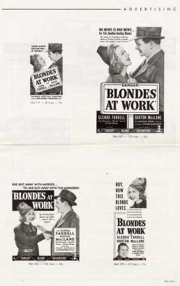 Thumbnail image of a page from Blondes at Work (Warner Bros.)
