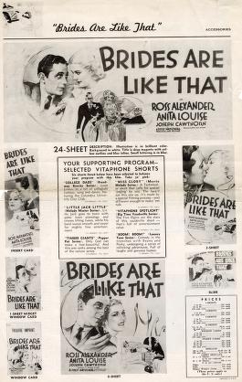 Thumbnail image of a page from Brides Are Like That (Warner Bros.)