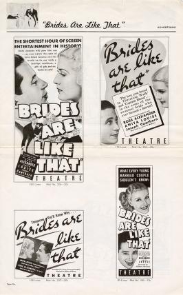 Thumbnail image of a page from Brides Are Like That (Warner Bros.)