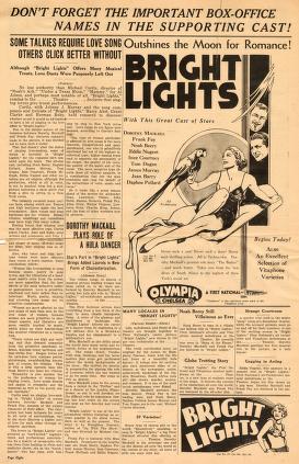 Thumbnail image of a page from Bright Lights (Warner Bros.)