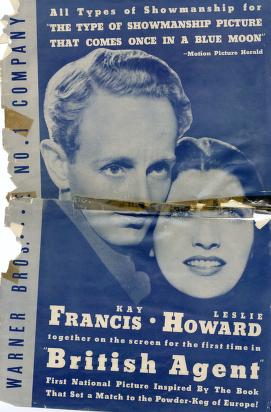 Pressbook for British Agent  (1934)