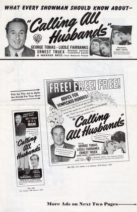 Calling All Husbands (Warner Bros. Pressbook, 1940)
