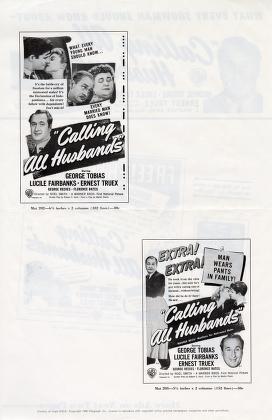 Thumbnail image of a page from Calling All Husbands (Warner Bros.)