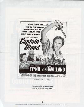 Thumbnail image of a page from Captain Blood (Warner Bros.)